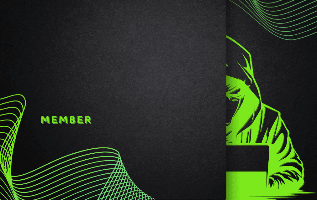 Member card, front